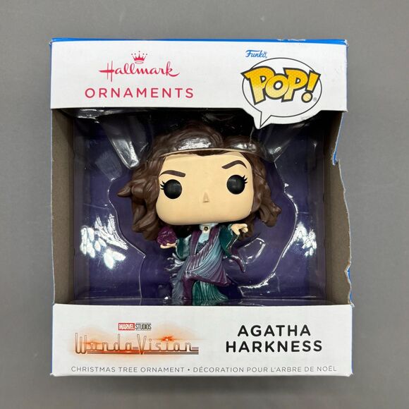 Funko Pop Hallmark Ornament Agatha Harkness WandaVision Marvel Christmas 2023 - Picture 1 of 6